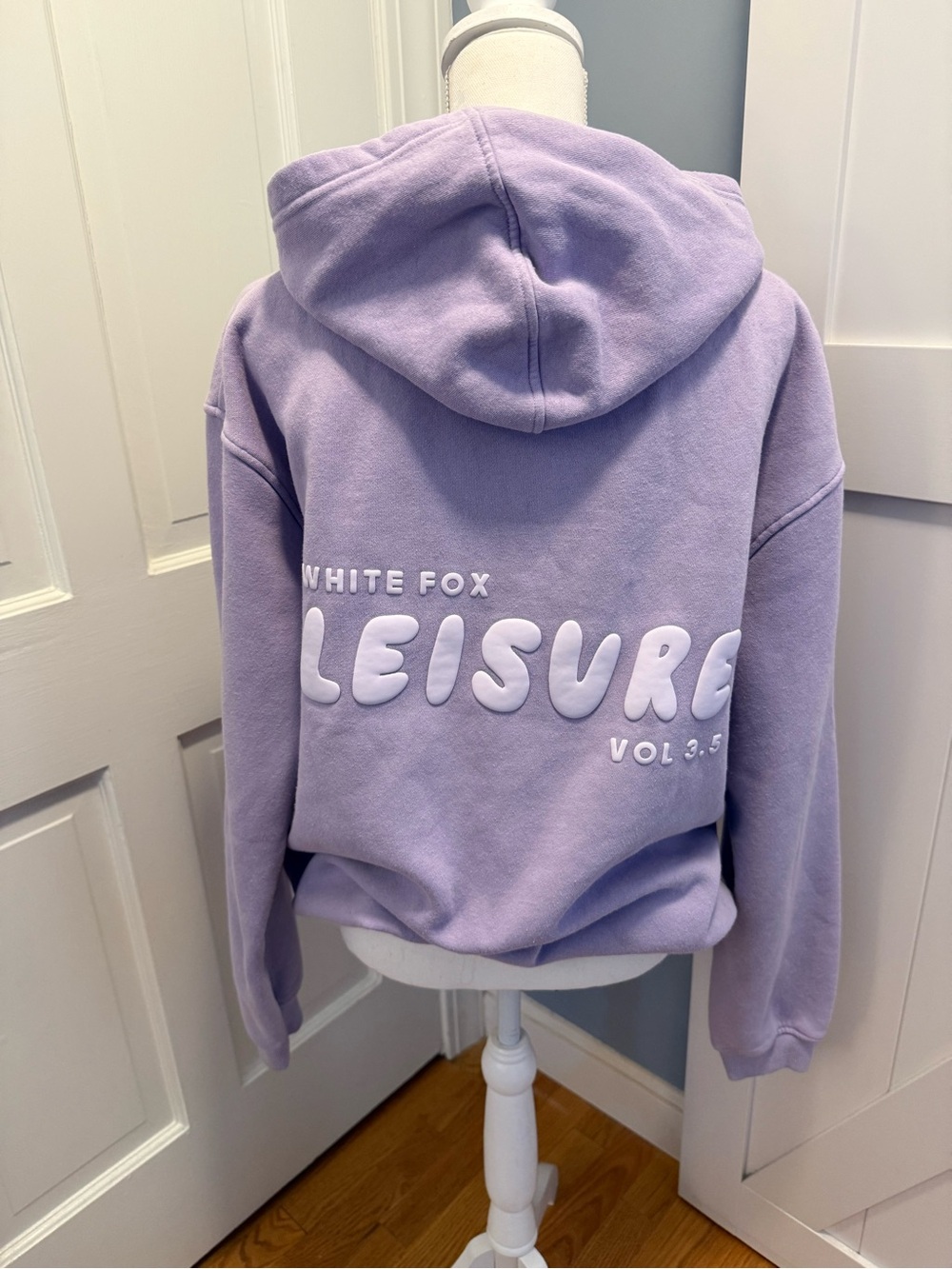 White Fox Lavender Leisure Hoodie - Women